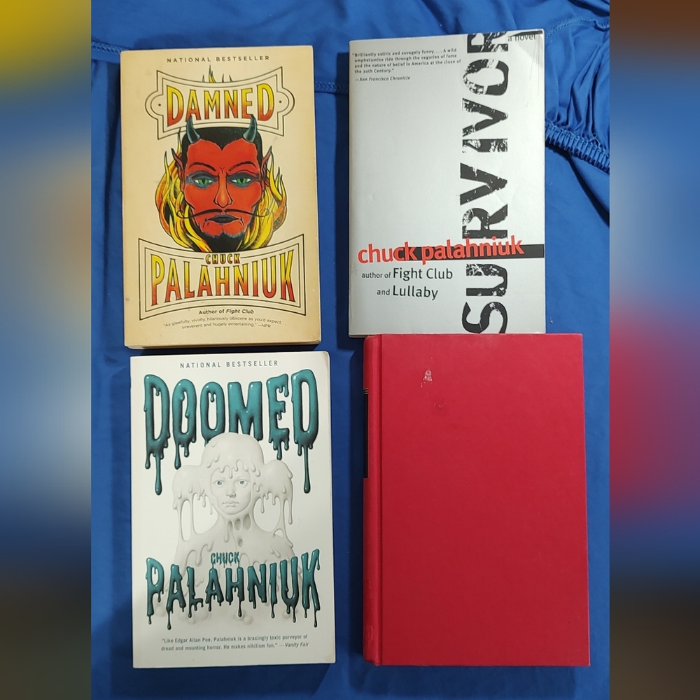 4 Chuck Palahniuk Books